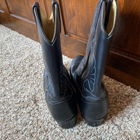Masterson Boot Company Leather Boots Black Size 6 D - Picture 4 of 6